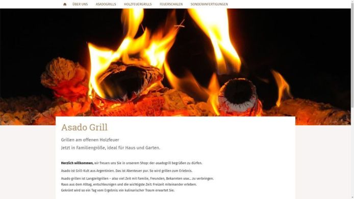 frankencom Webdesign Der Asado Grill / Holzfeuergrills